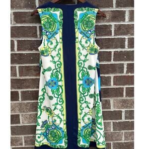 Julie Brown NYC Sleeveless Mod Print Shift Dress | Size Large